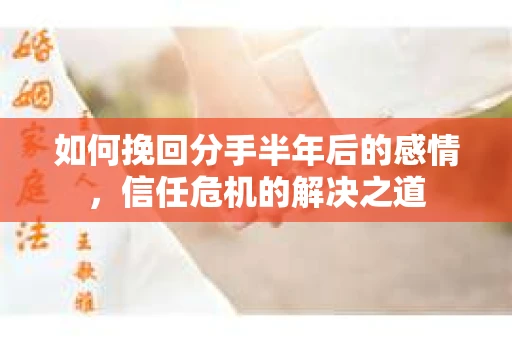 如何挽回分手半年后的感情，信任危机的解决之道