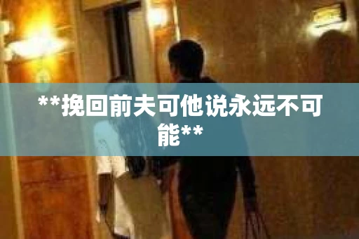 **挽回前夫可他说永远不可能**