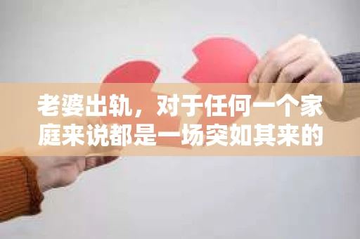 老婆出轨，对于任何一个家庭来说都是一场突如其来的风暴。面对这样的困境，如何挽回婚姻，重拾家庭的和谐，成为了许多人迫切想要了解的问题。今天，我们就来聊聊这个敏感而现实的话题——老婆出轨最好的挽回办法。