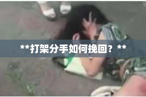 **打架分手如何挽回？**