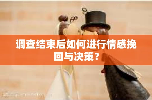 调查结束后如何进行情感挽回与决策？