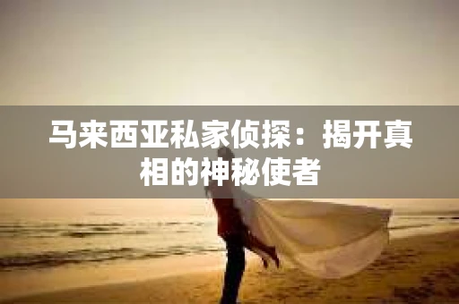 马来西亚私家侦探:揭开真相的神秘使者 马来西亚私家侦探:揭开真相的神秘使者