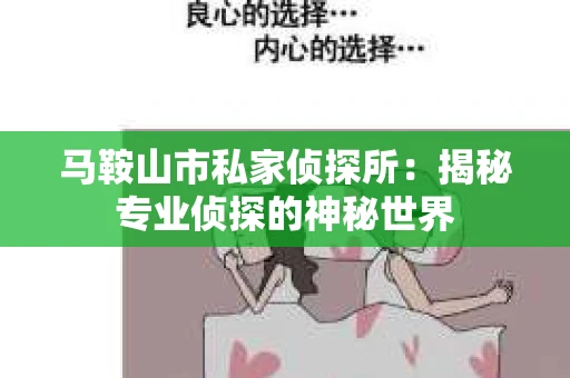 马鞍山市私家侦探所：揭秘专业侦探的神秘世界