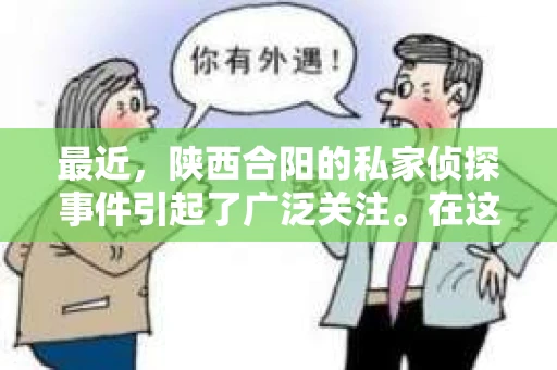 最近，陕西合阳的私家侦探事件引起了广泛关注。在这个信息爆炸的时代，隐私保护显得尤为重要。今天，我们就来聊聊这个事件，看看它背后的一些故事。