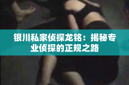 银川私家侦探龙铭：揭秘专业侦探的正规之路