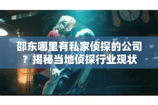 邵东哪里有私家侦探的公司？揭秘当地侦探行业现状