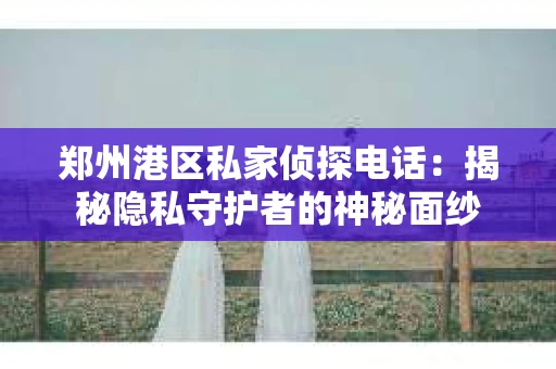 郑州港区私家侦探电话：揭秘隐私守护者的神秘面纱