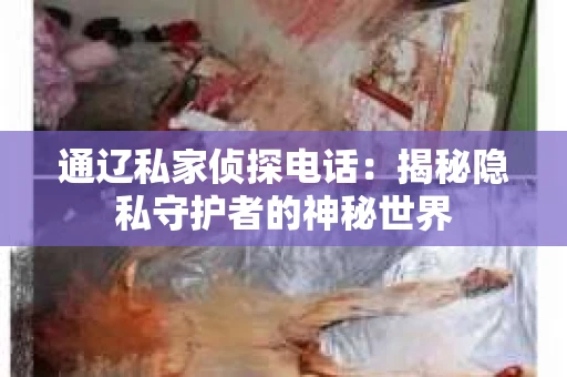 通辽私家侦探电话：揭秘隐私守护者的神秘世界