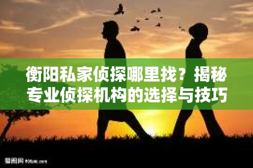 衡阳私家侦探哪里找？揭秘专业侦探机构的选择与技巧