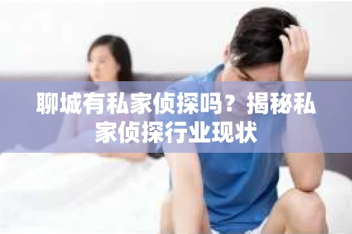 聊城有私家侦探吗？揭秘私家侦探行业现状