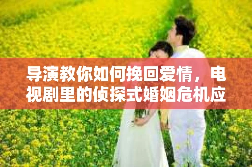 导演教你如何挽回爱情，电视剧里的侦探式婚姻危机应对法