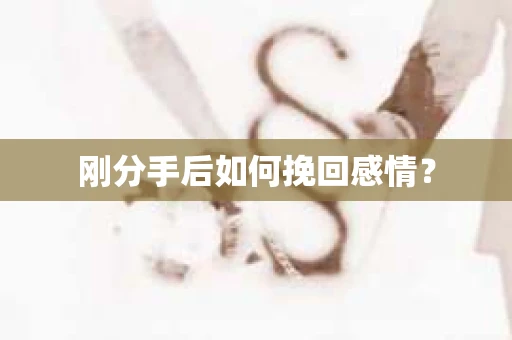 刚分手后如何挽回感情？